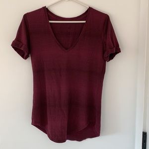 Lululemon v-neck top.
